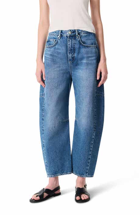 rag & bone Charlie High Waist Crop Barrel Jeans