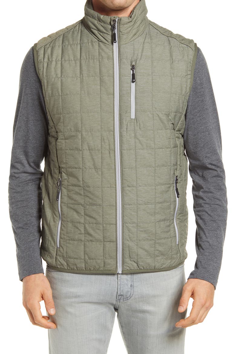Rainier PrimaLoft® Vest, Main, color, POPLAR MELANGE