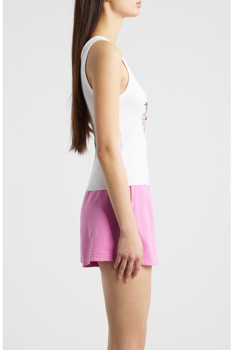 Hotel Malibu Graphic Tank, Alternate, color, OPTICAL WHITE