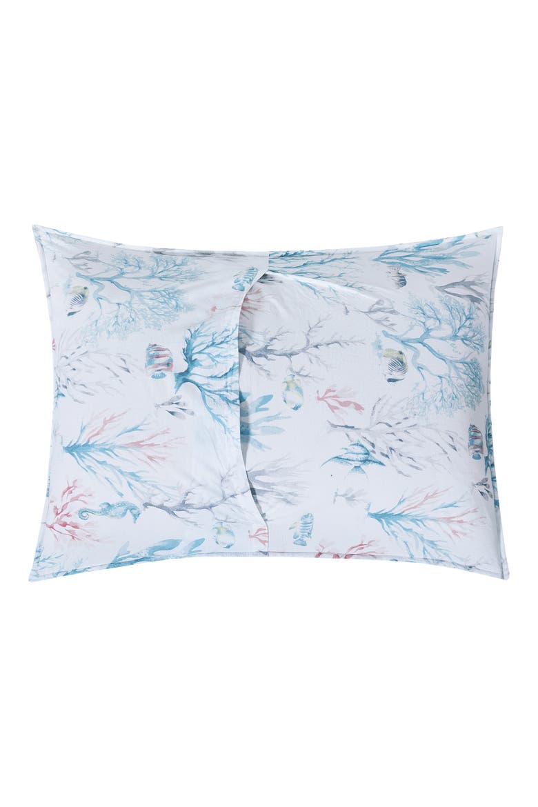 St. Vincent Coastal Beach Cotton Quilt Set  - Reversible and Machine Washable, Alternate, color, Blue