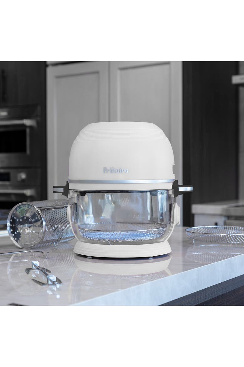 Self-Cleaning & Non-Toxic Air Fryer, Alternate, color, White
