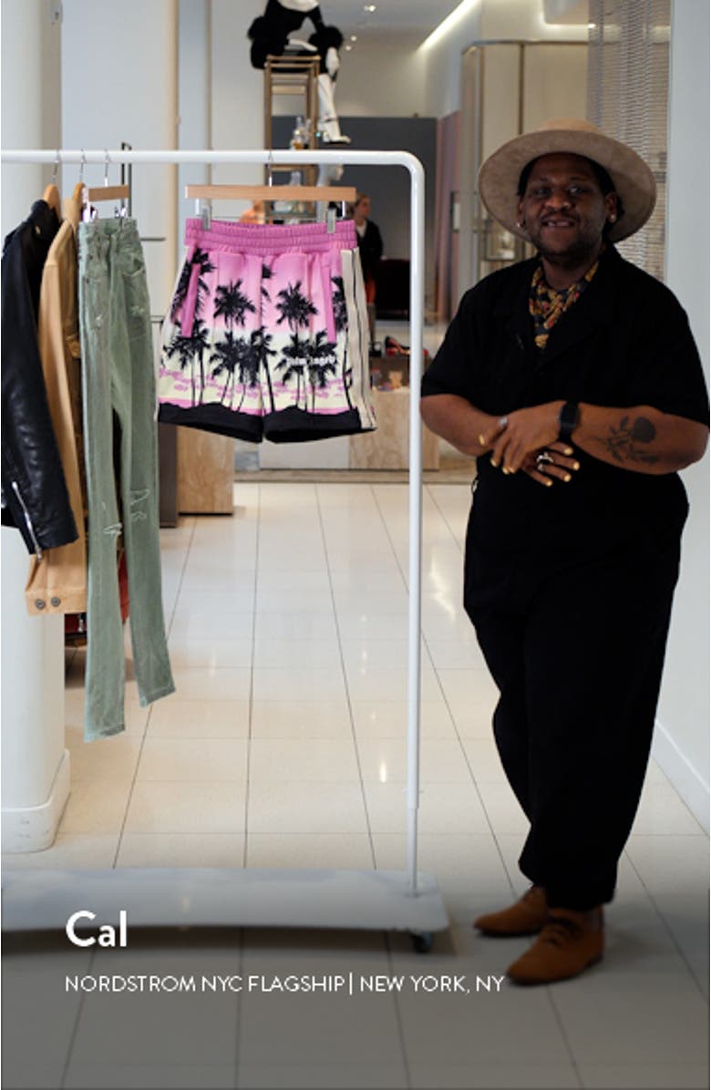 Pink Sunset Track Shorts, sales video thumbnail