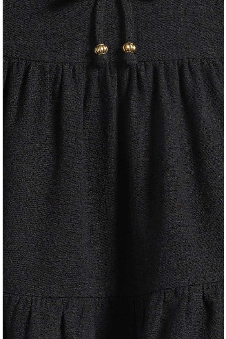 Kids' Peasant Top, Alternate, color, BLACK
