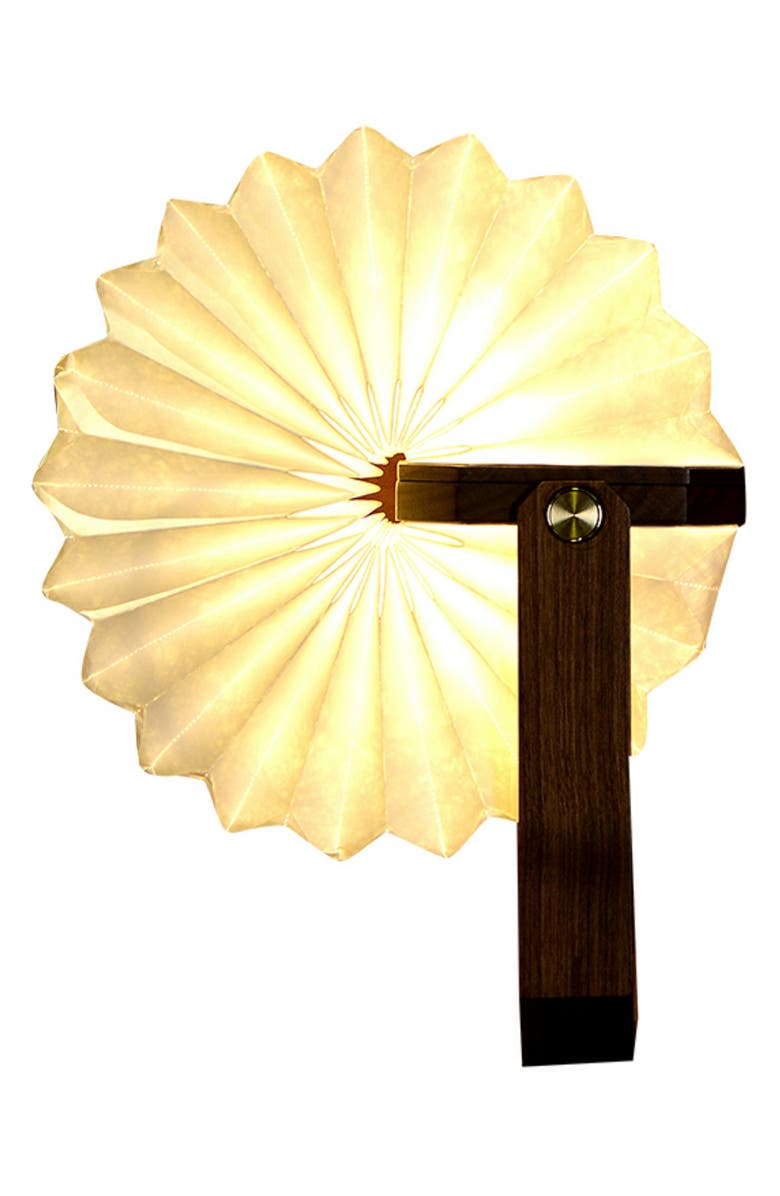 GINGKO Smart Origami Lamp, Alternate, color, Brown/ Ivory
