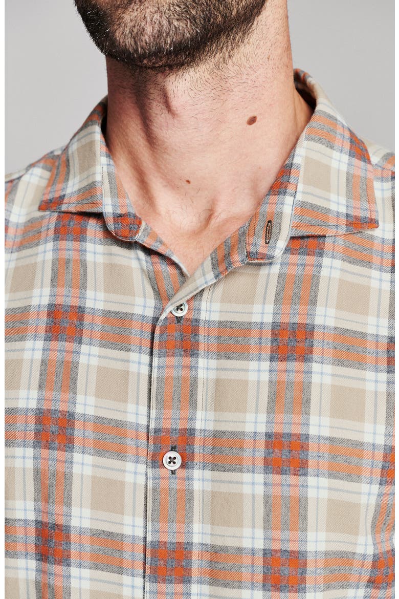 Bold Plaid Button-Up Shirt, Alternate, color, AUTUMNAL MULTI