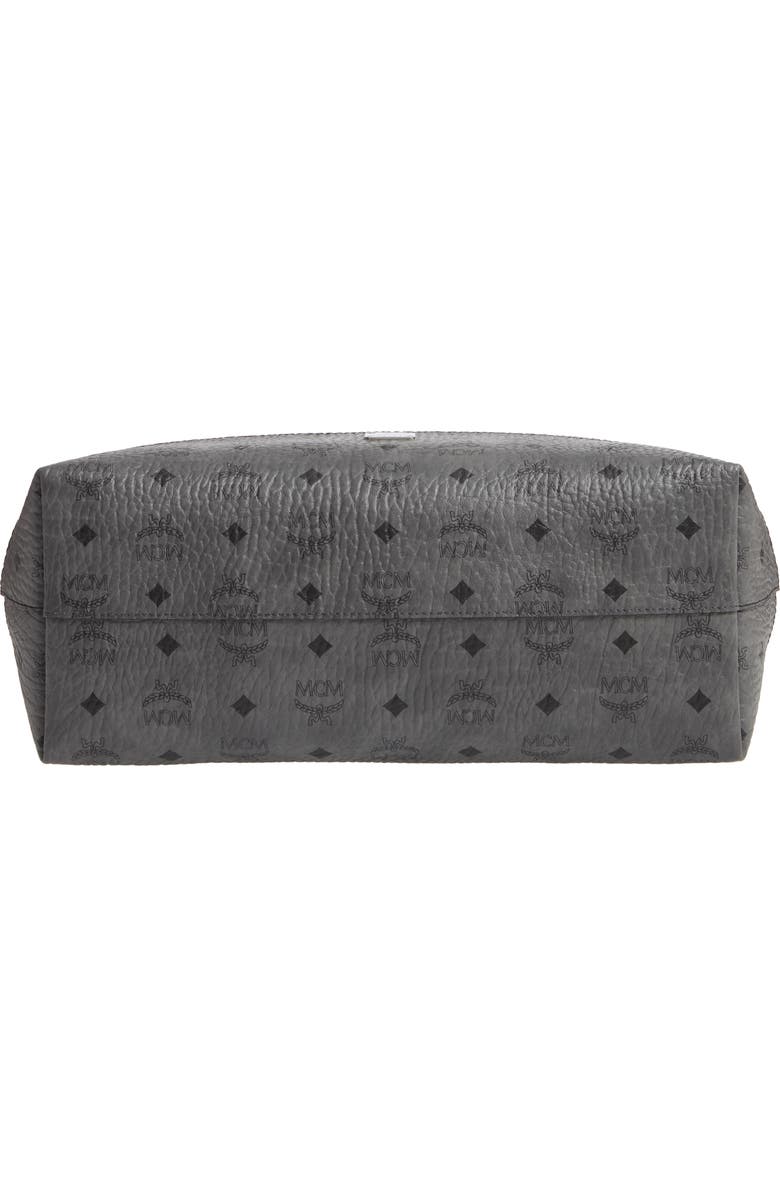 MCM Wilder Visetos Leather Shopper, Alternate, color,