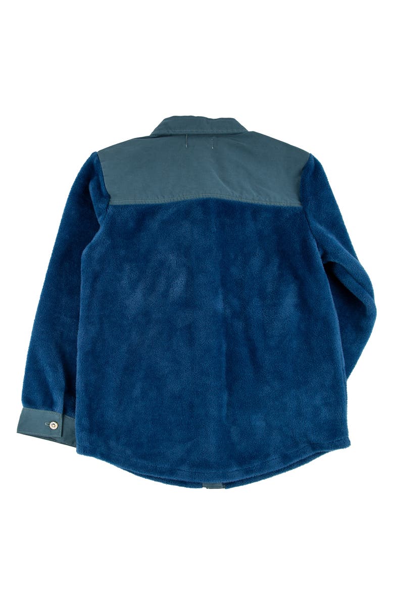 Miki Miette Fleece Button-Up Shirt, Alternate, color, 