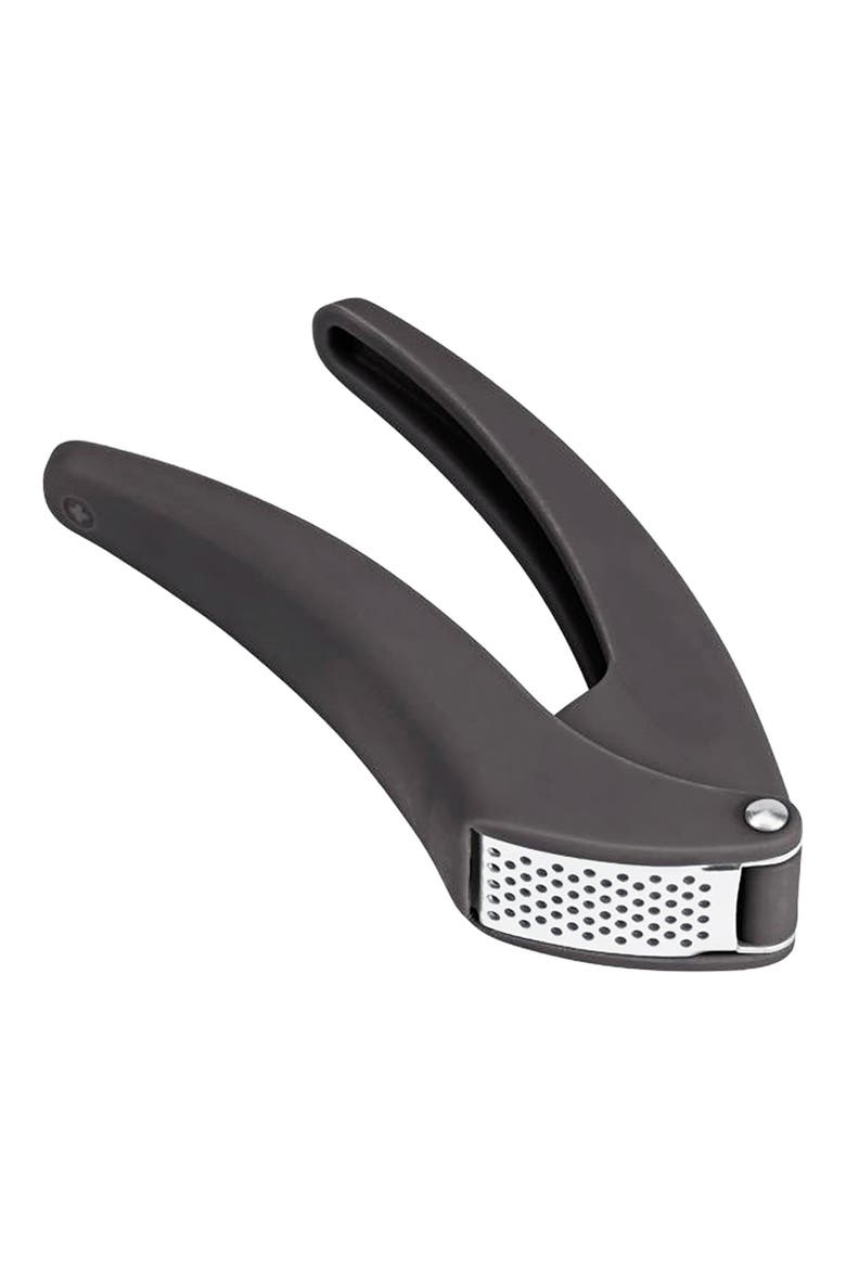 7-Inch Easy-Clean Garlic Press, Main, color, Black