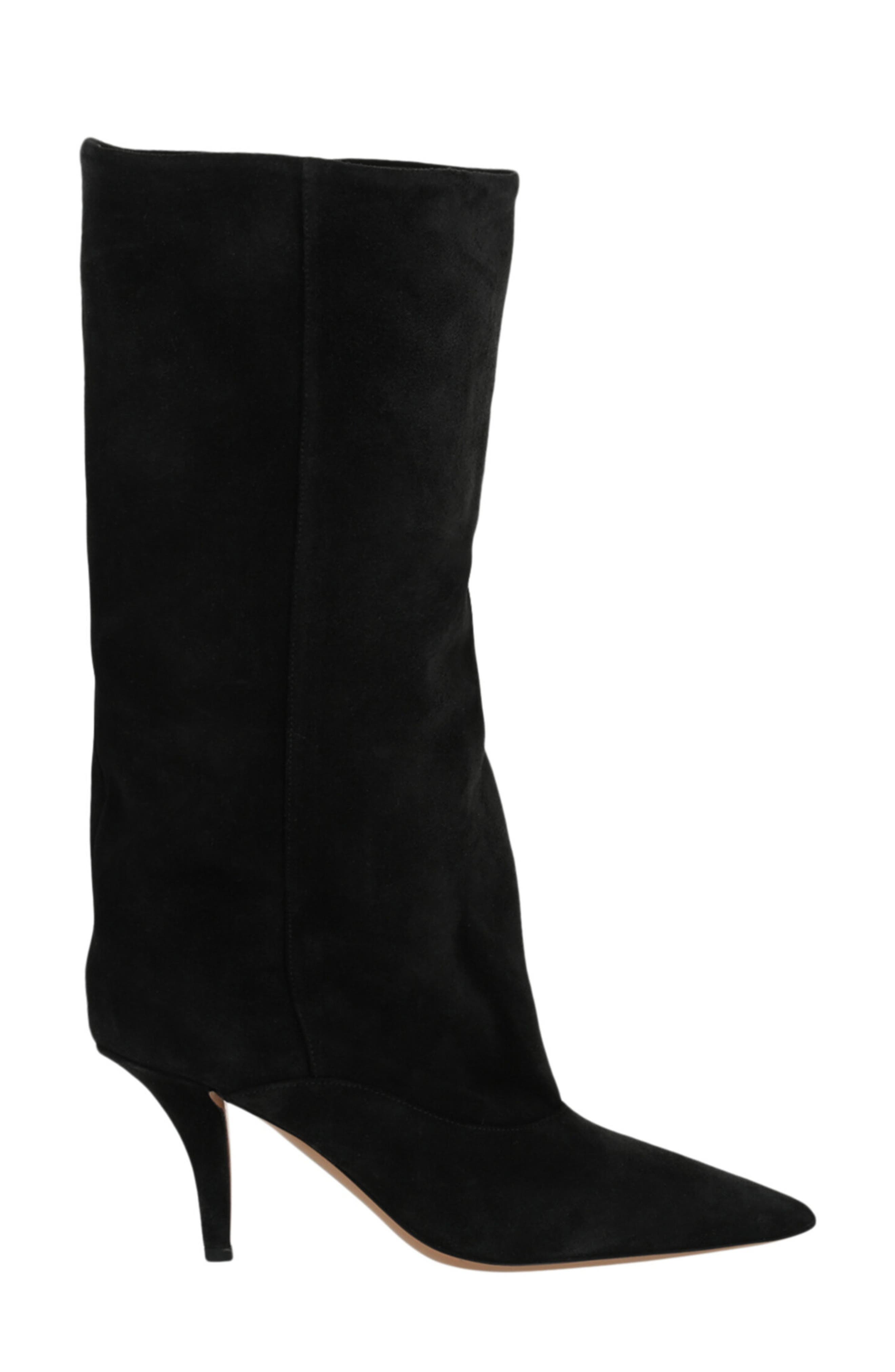 Paris Texas Ines Pointed Toe Boot, Alternate, color, Off Black