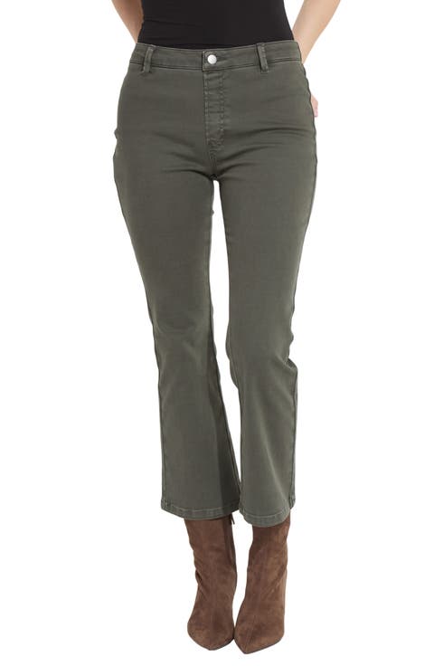 Estelle Pull-On Flare Ankle Jeans