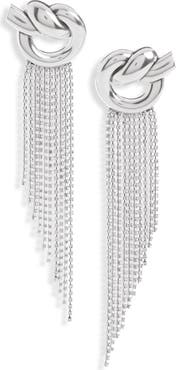 Isabel Marant Knot Fringe Drop Earrings