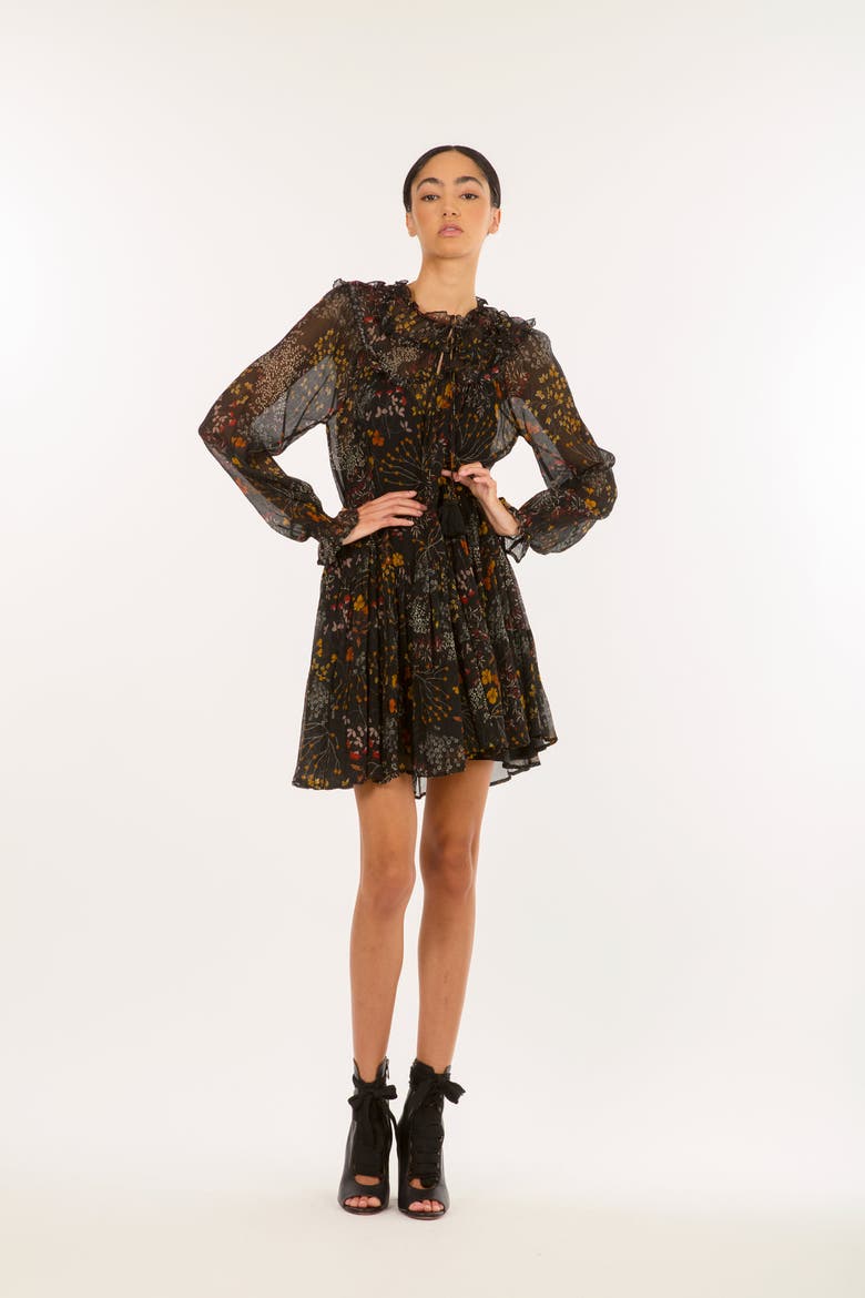 Roan Mini Dress, Alternate, color, Wildflower