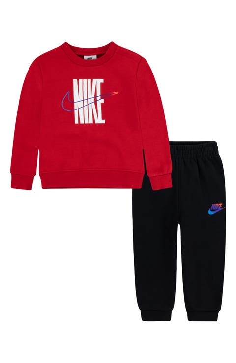 Rise Fleece Crewneck Sweatshirt & Joggers Set (Baby)