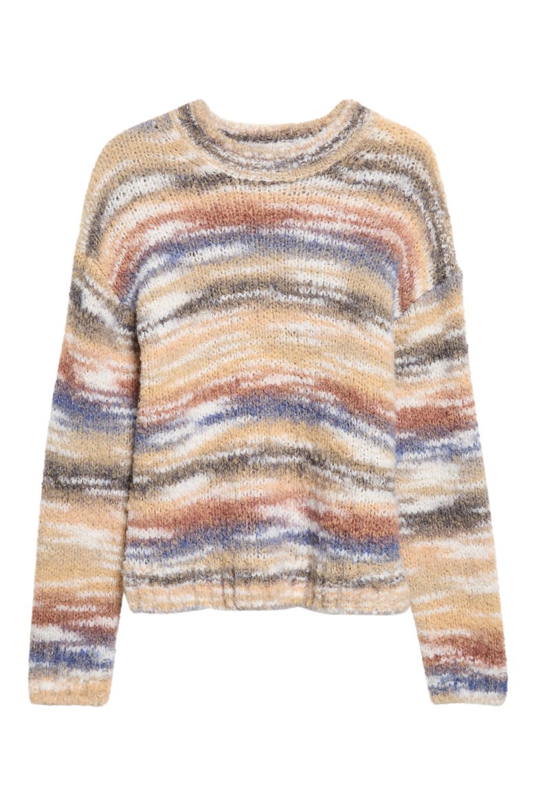 Castile Marled Crewneck Sweater, Alternate, color, DOVE MULTI