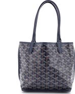 Pre-Owned Goyard Anjou Reversible Tote Coated Canvas Mini