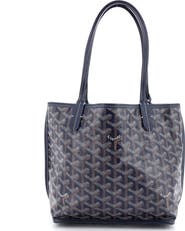 Pre-Owned Goyard Anjou Reversible Tote Coated Canvas Mini
