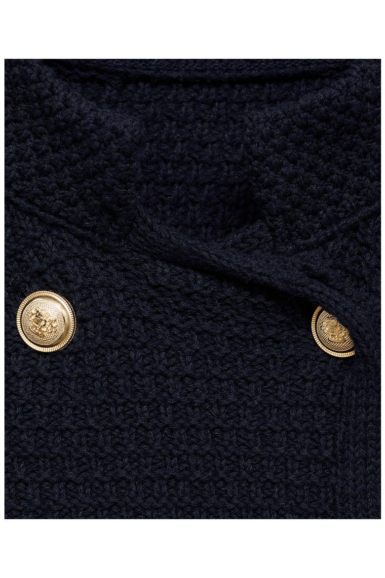 Double Breasted Knit Blazer, Alternate, color, NAVY