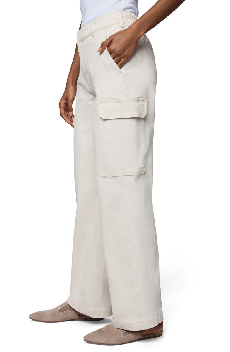 Splendid Ottilie Cotton Blend Cargo Pants, Alternate, color, Pale Oak Ivory