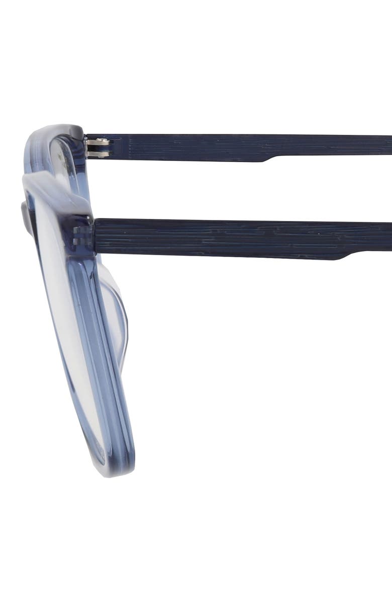 Maui Jim Core Optical 55mm Square Reading Glasses, Alternate, color, Blue Blue Transparent
