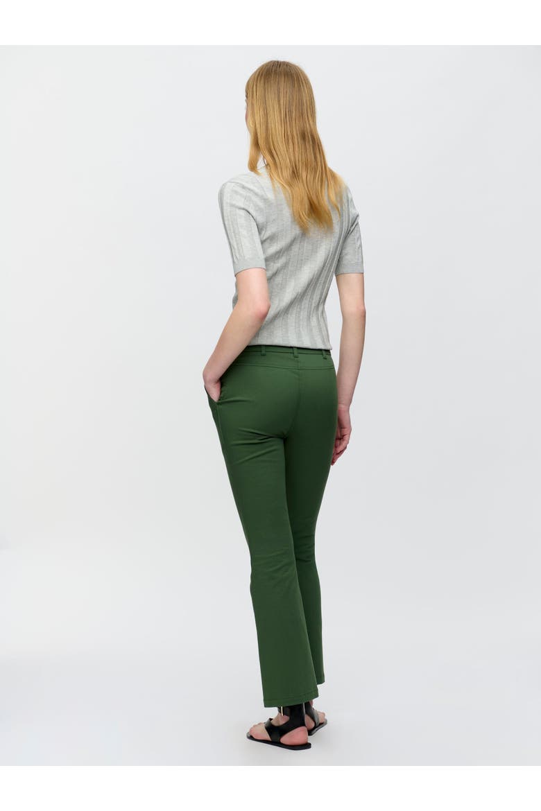 Mila Cropped pant, Alternate, color, Military