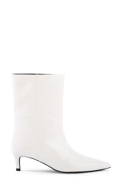 Seychelles Game Changer Pointed Toe Kitten Heel Boot In White