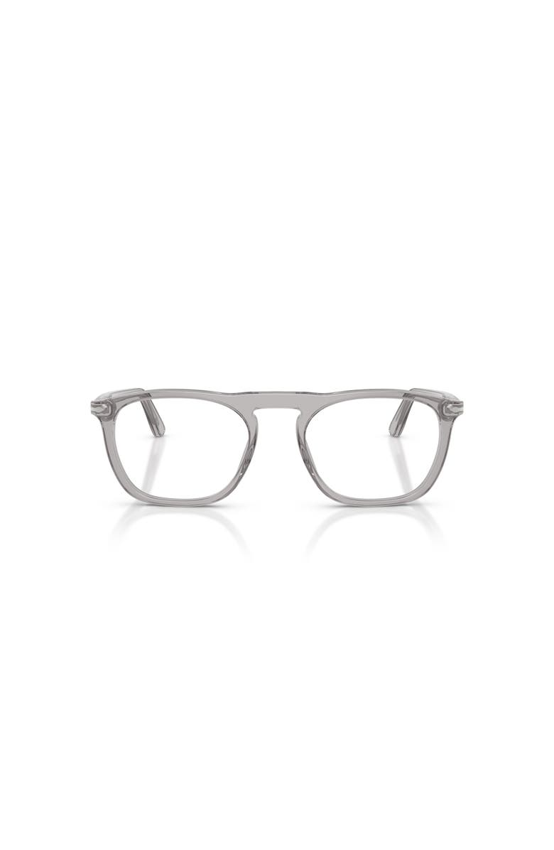 Persol 51mm Square optical glasses, Alternate, color, Grey