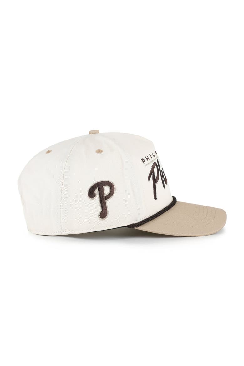 Men's '47  Natural/Tan Philadelphia Phillies Neutral Terrain Hitch Rope Adjustable Hat, Alternate, color, Natural