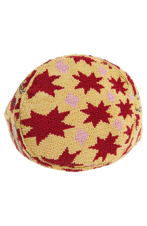 Jw Anderson Mini Beaded Shoulder Bag In Multi