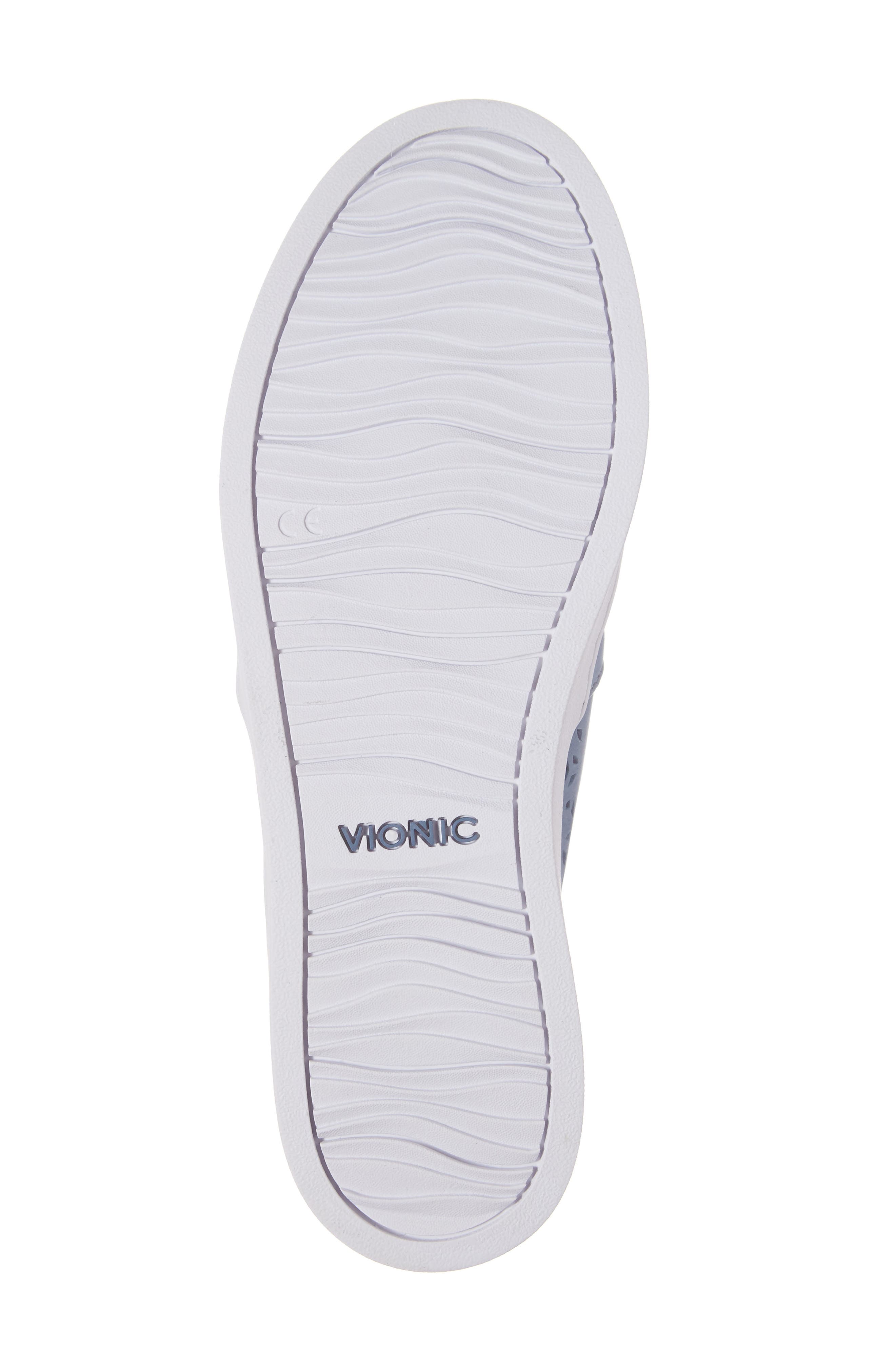 Perforated Slip-On Sneaker, Alternate, color, LIGHT BLUE NUBUCK