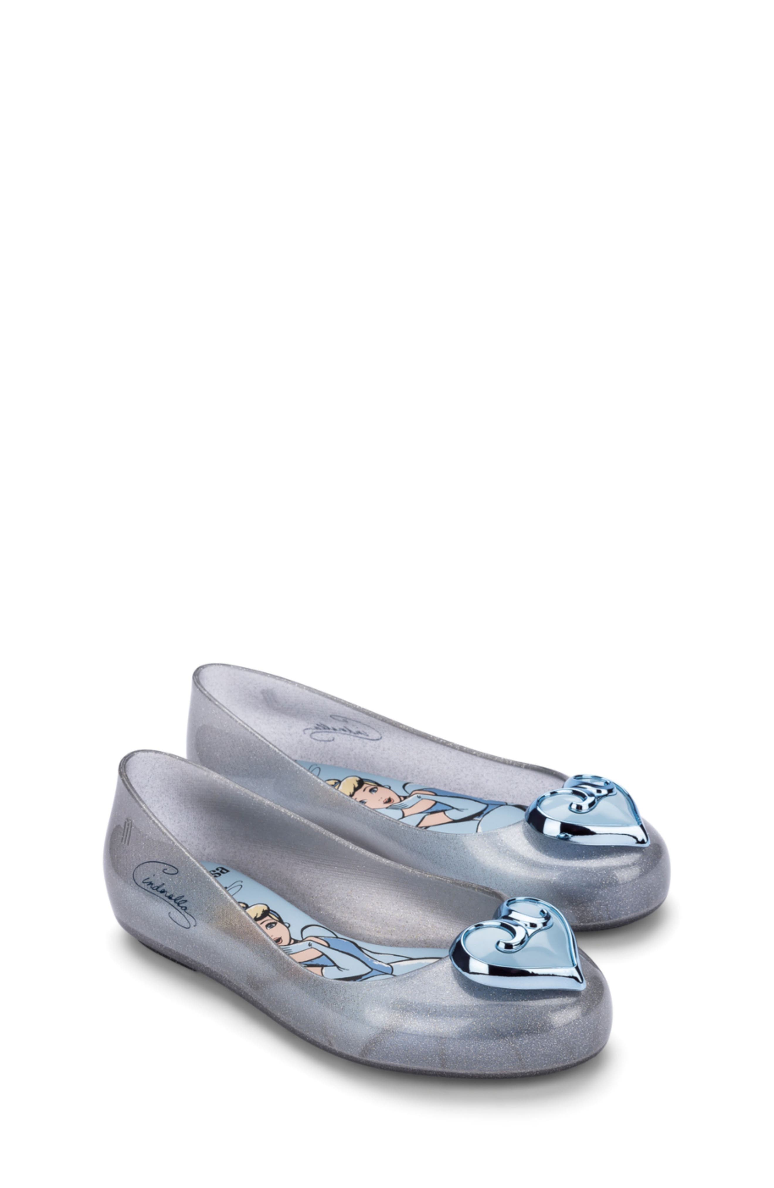 Melissa Mini Melissa Sweet Love Disney Princess Flat, Main, color, 