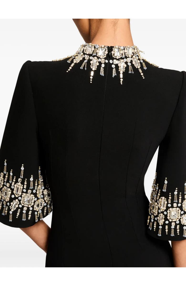 Jenny Packham Ilana Embellished Maxi Dress, Alternate, color, Liquorice