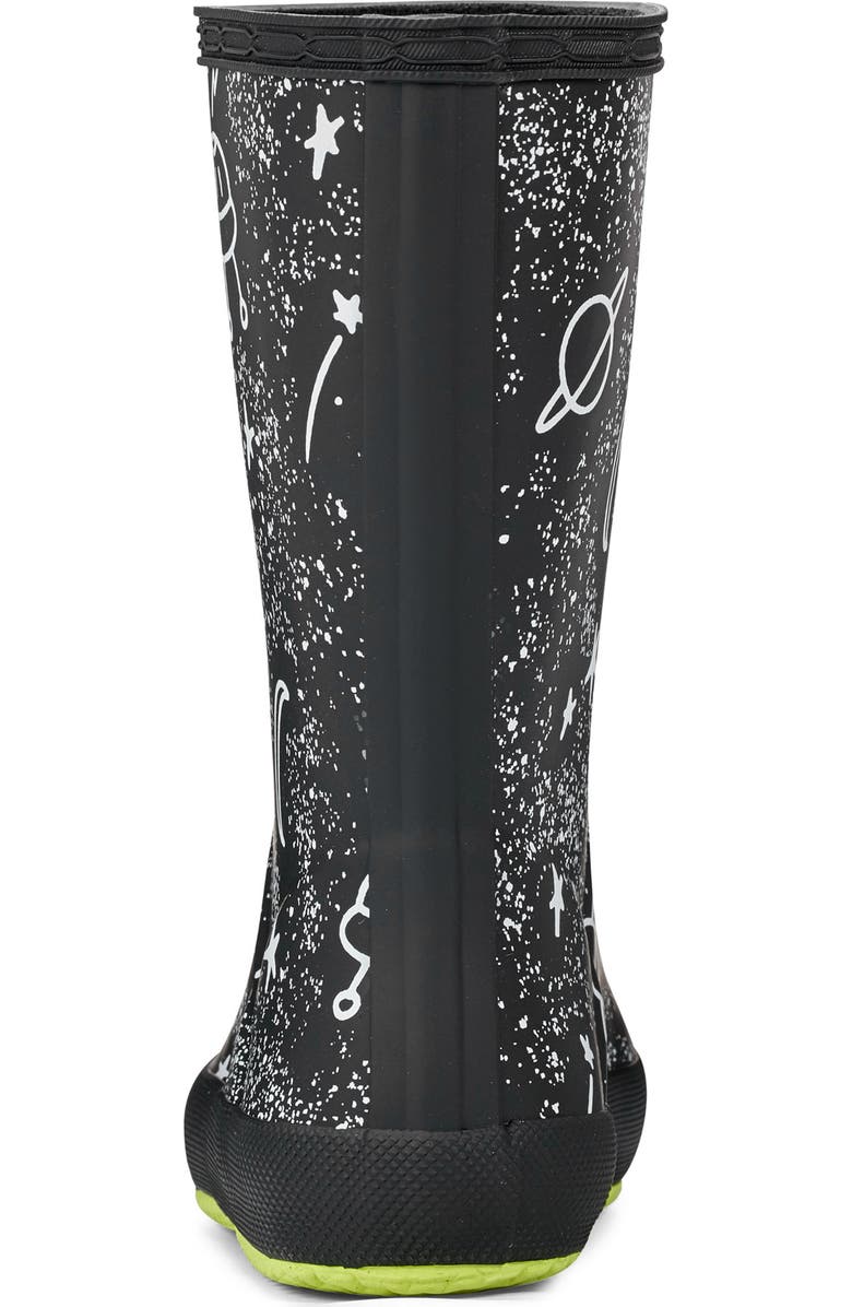 Hunter Kids' First Classic Rain Boot, Alternate, color, Black Multi/ Black