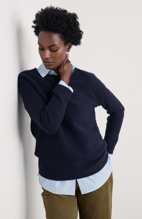Seasalt Cornwall Fruity Ii Merino Wool Blend Sweater In Blue