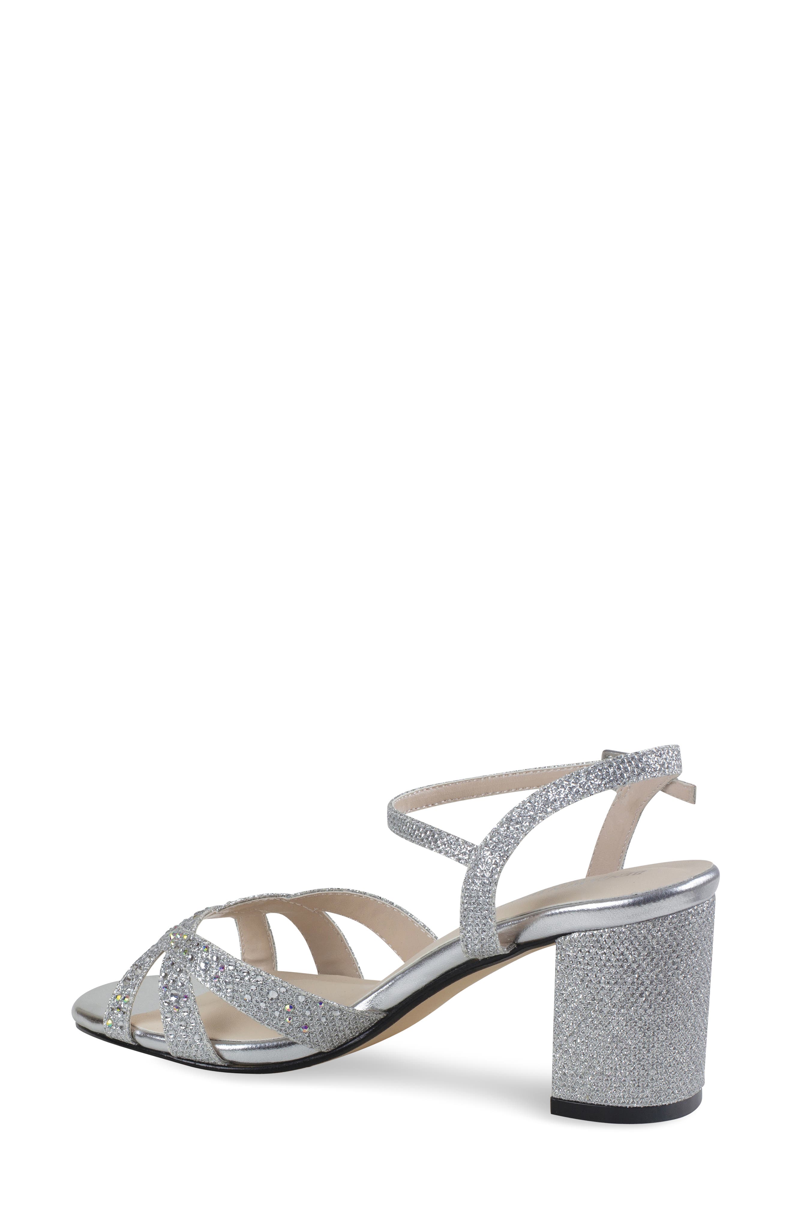 Touch Ups Ivy Ankle Strap Sandal, Alternate, color, Silver