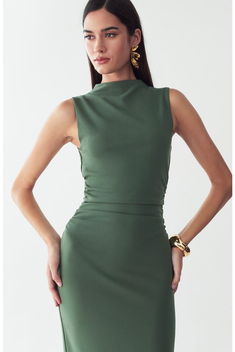 Lana Maxi Dress, Alternate, color, Olive