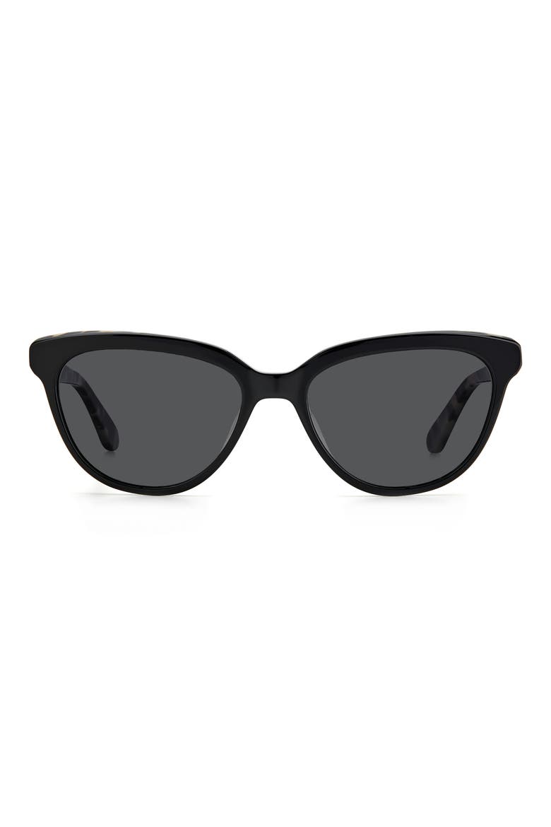 cayennes 54mm cat eye sunglasses, Main, color, BLACK/ GREY POLAR