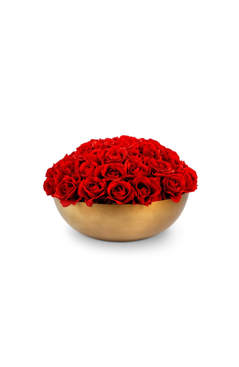 CocoBella Valentina RealTouch Rose Arrangement, Main, color, Ruby