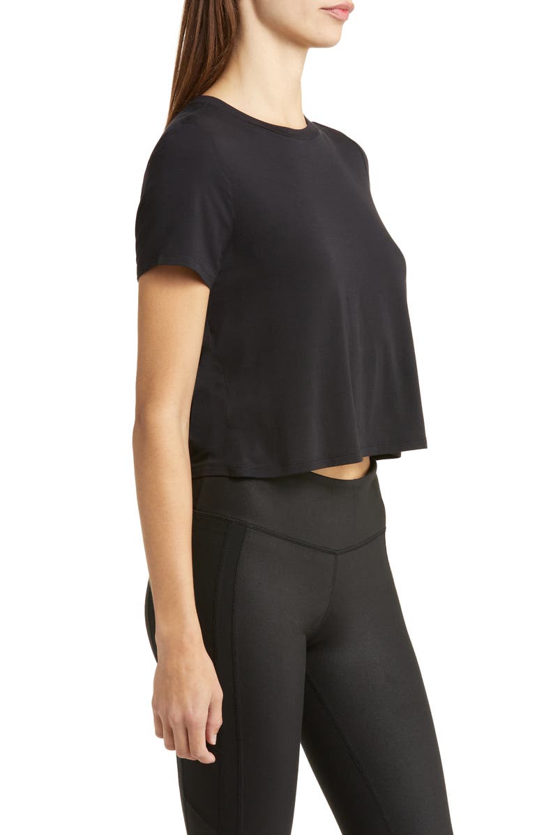 Alo All Day Crop T-Shirt, Alternate, color, 