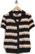 T.R. PREMIUM Textured Stripe Sweater Polo