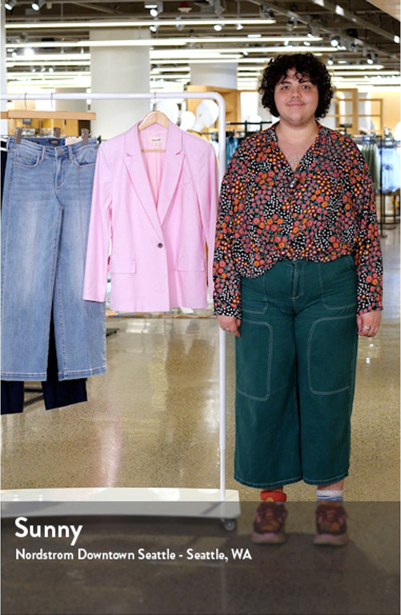 Linen Blend Blazer, sales video thumbnail