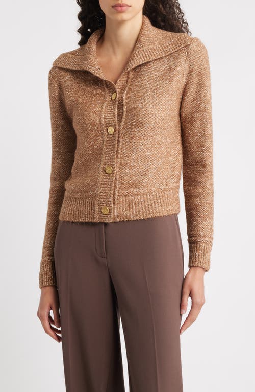 Kobi Halperin Armand Button Front Sweater In Brown