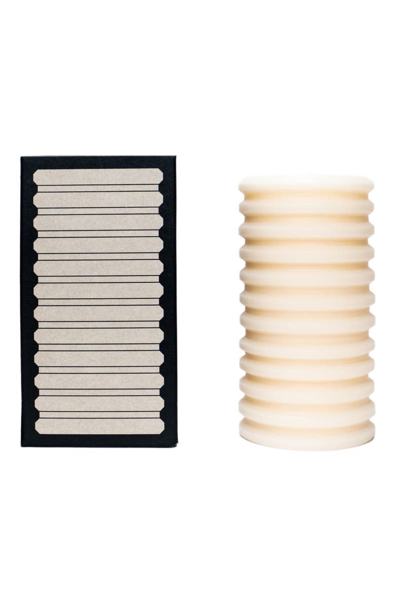 Field Kit Sweet Pillar Candle, Alternate, color, White