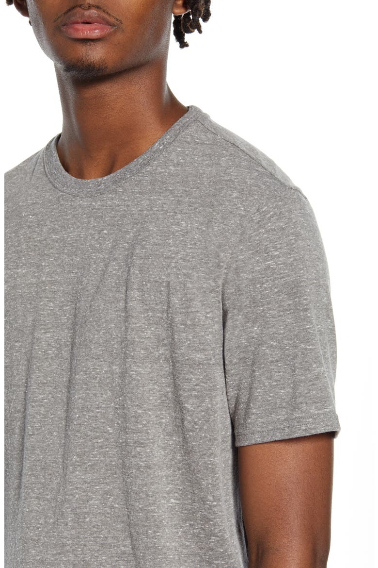Slim Fit Crewneck T-Shirt, Alternate, color, HEATHER GREY