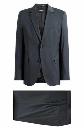 Houston Slim Fit Dark Green Wool Suit
