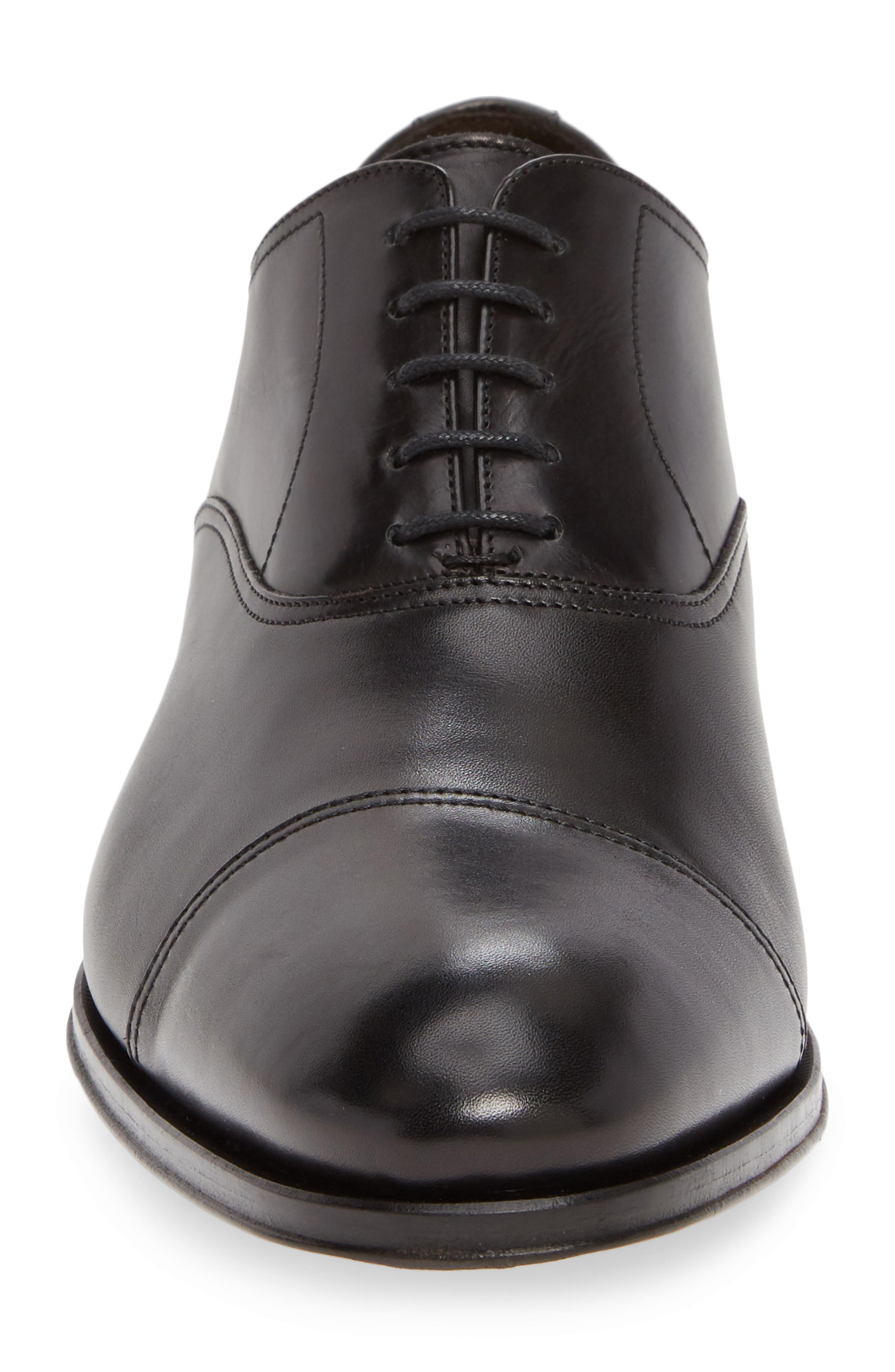 Brandon II Cap Toe Oxford, Alternate, color, NERO