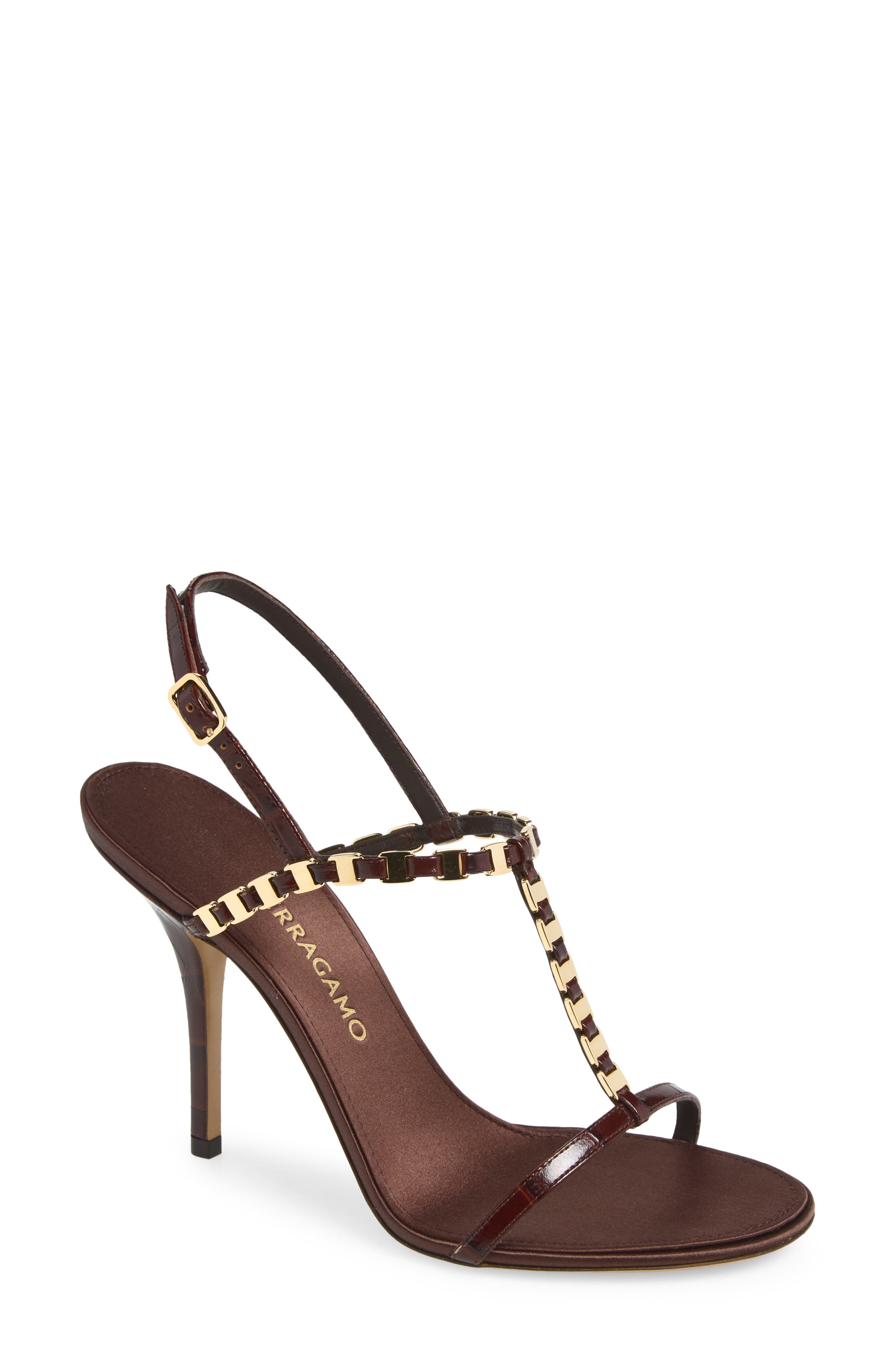 Estea T-Strap Slingback Sandal, Main, color, TESTA DI MORO COCOA BROWN