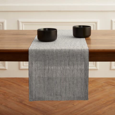 Linen Table Runner - Narrow Stripe