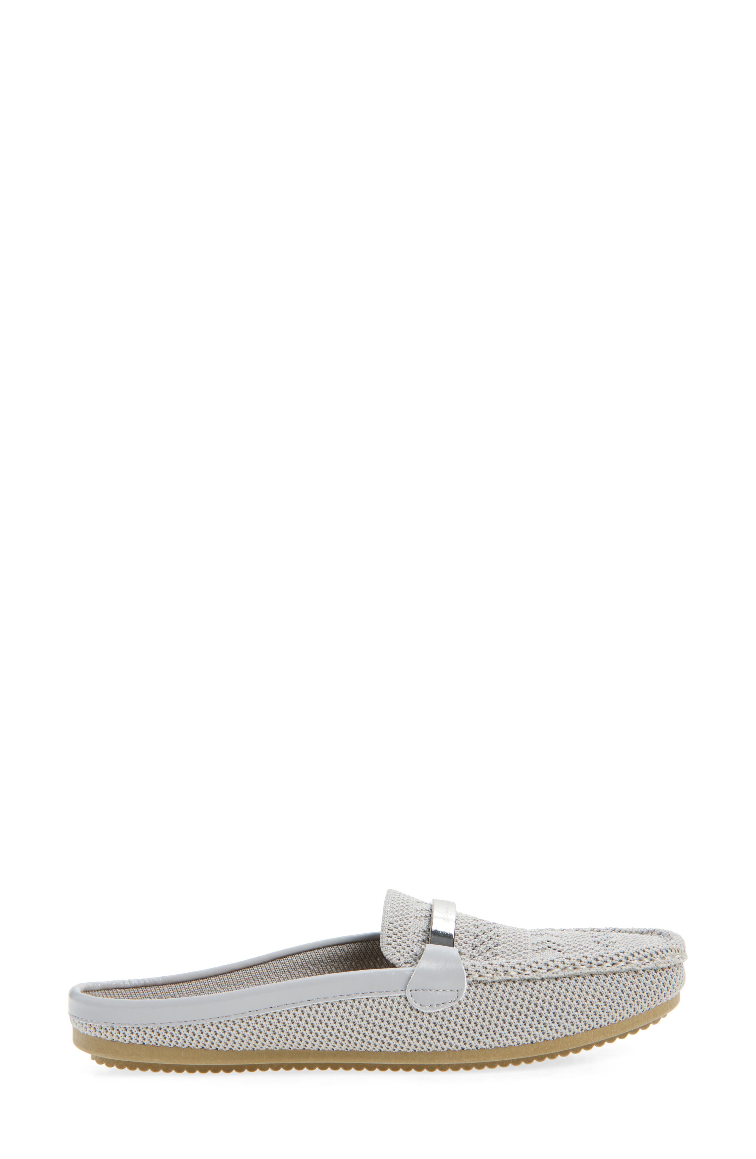 Annalise Signature Bar Knit Mule, Alternate, color, GREY