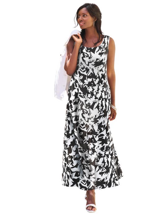 Petite Stretch Cotton Tank Maxi Dress (Plus Available)