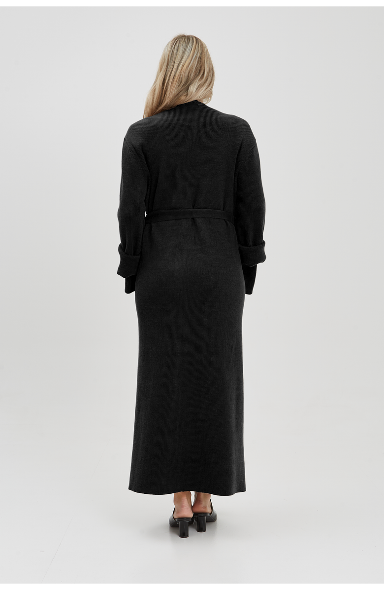 Nom Maternity Emaline Cardigan, Alternate, color, Black